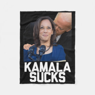 Kamala Harris President Election 2024 Trump Hallow Fleece Blanket
