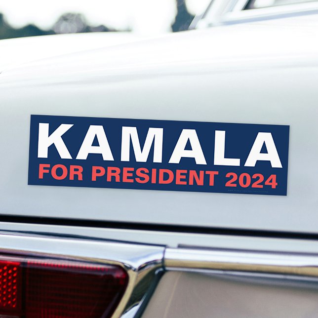 Kamala Harris President Election Democrat 2024 Bumper Sticker (Creator Uploaded)