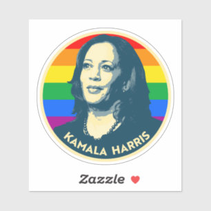 KAMALA HARRIS PRIDE BADGE