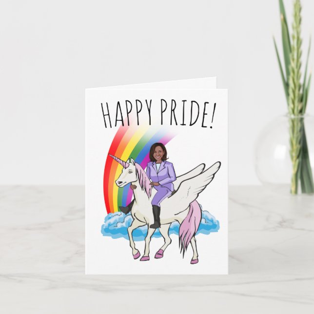Kamala Harris Pride Card (Front)