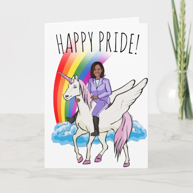 Kamala Harris Pride Card (Front)