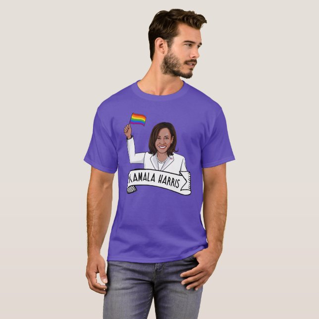 Kamala Harris Pride T-Shirt (Front Full)