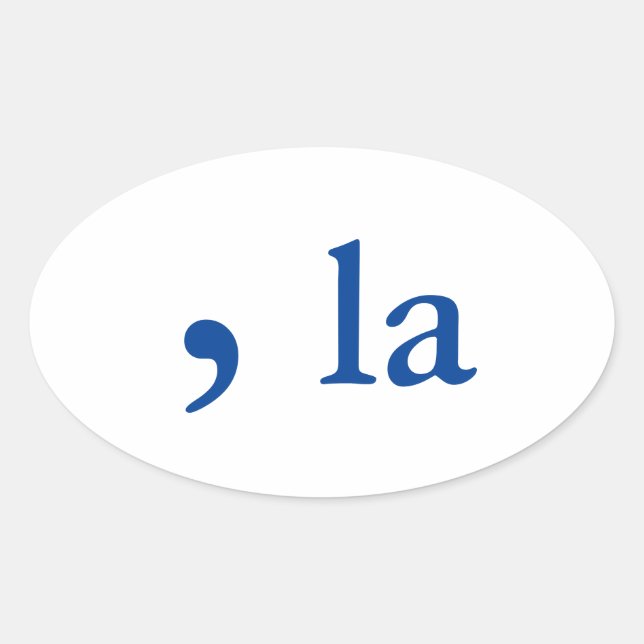 Kamala Harris pronunciation Oval Sticker (Front)