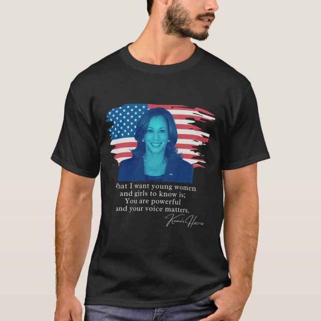 Kamala Harris Quote Tee  (Front)