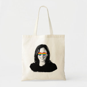 Kamala Harris Rainbow Sunglasses Tote Bag