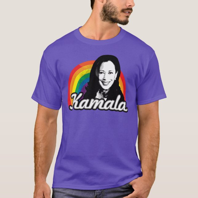 Kamala Harris Rainbow T-Shirt (Front)
