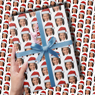 Kamala Harris Santa Hat Funny Christmas Wrapping Paper