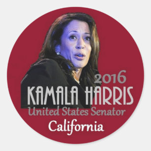 Kamala Harris Senate 2016 Classic Round Sticker