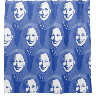 KAMALA HARRIS SHOWER CURTAIN
