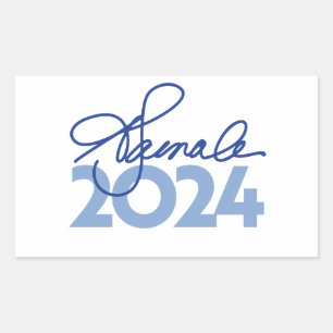 Kamala Harris Signature 2024 Rectangular Sticker
