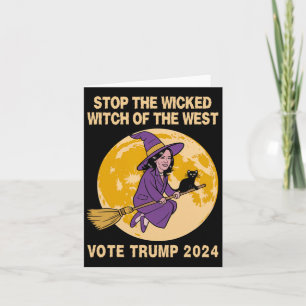 Kamala Harris Stop The Wicked Witch Of The West  Card