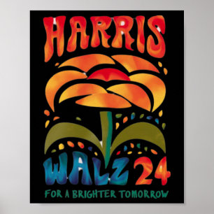 Kamala Harris Tim W 2024 Peace Lgbt Harris W Waltz Poster