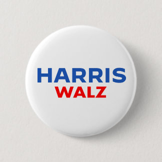 KAMALA HARRIS TIM WALZ 2024 6 CM ROUND BADGE