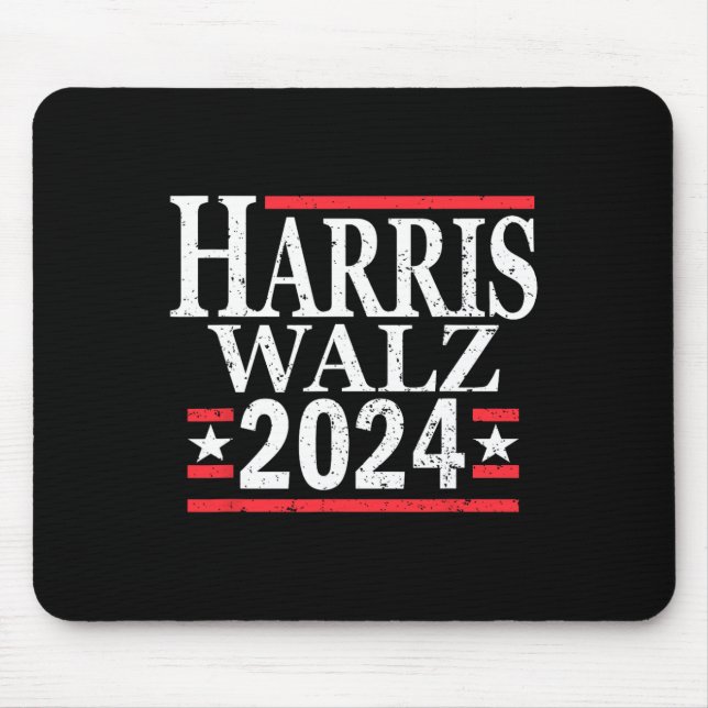 Kamala Harris Tim Walz 2024  Mouse Mat (Front)