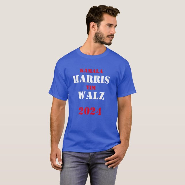 Kamala Harris Tim Walz 2024 T-Shirt (Front Full)
