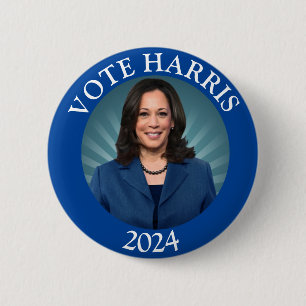 Kamala Harris Tim Walz 2024 Vote Democrat Presiden 6 Cm Round Badge