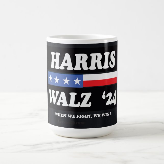 Kamala Harris/Tim Walz '24  Coffee Mug (Center)