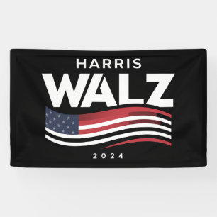 Kamala Harris Tim Walz Waltz 2024 Election Banner