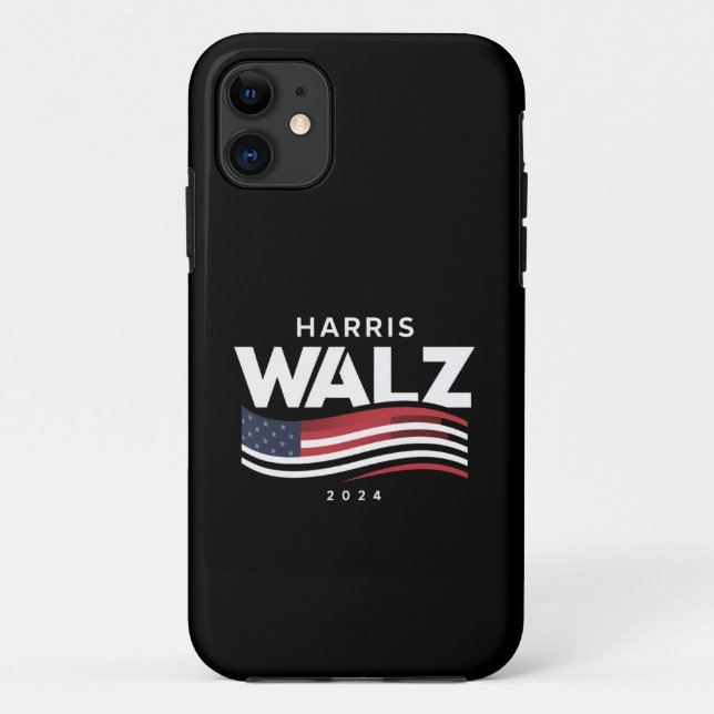 Kamala Harris Tim Walz Waltz 2024 Election Case-Mate iPhone Case (Back)