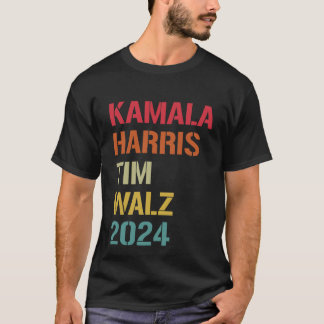 Kamala Harris Tim Walz Waltz 2024 Election Democra T-Shirt