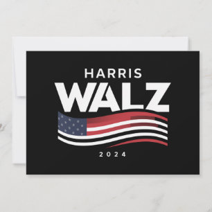 Kamala Harris Tim Walz Waltz 2024 Election Invitation