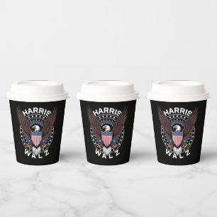 Kamala Harris Tim Walz Waltz 2024 Election Paper Cups