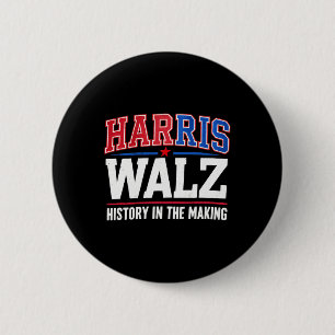 Kamala Harris Tim Wheimer For Men &amp; Women  6 Cm Round Badge