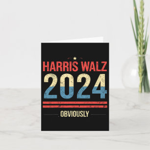 Kamala Harris Tim Wheimer Obviously Apparel Vote B Card