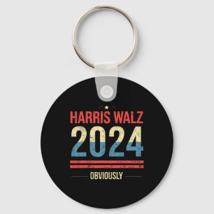 Kamala Harris Tim Wheimer Obviously Apparel Vote B Key Ring