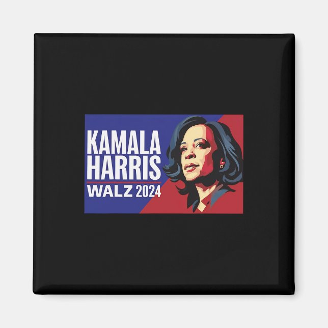 Kamala Harris Tim Wheimer Waltz 2024 Peace Lgbt  Magnet (Front)