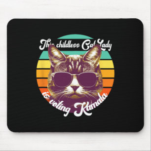 Kamala Harris Tim Wheimer Waltz - Childless Cat La Mouse Mat