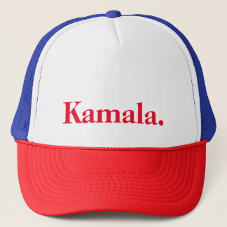 Kamala Harris Trucker Hat | Patriotic Red, White