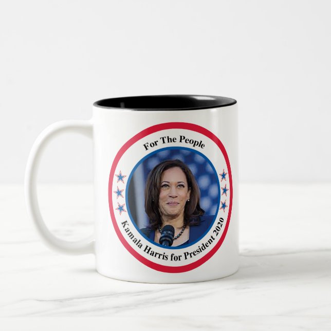 Kamala Harris Two-Tone Coffee Mug (Left)