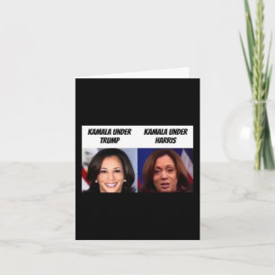 Kamala Harris Under Trump Funny Trump Supporter Card