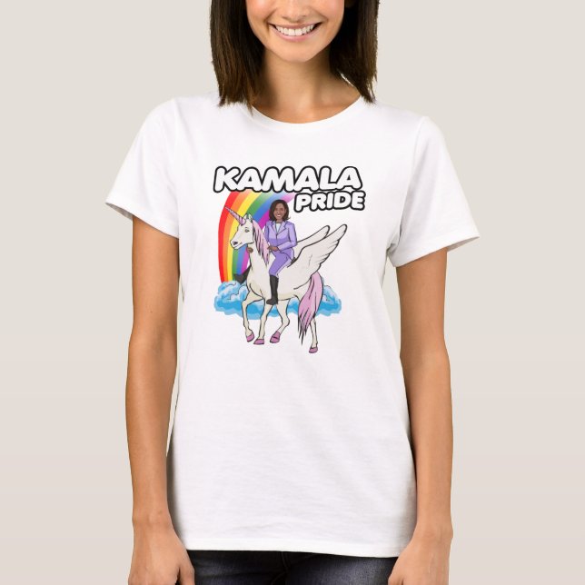 KAMALA HARRIS UNICORN PRIDE T-Shirt (Front)