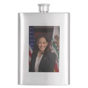 Kamala Harris US Vice President, Biden 2024 Hip Flask