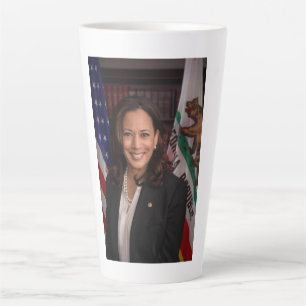 Kamala Harris US Vice President, Biden 2024 Latte Mug