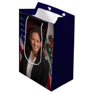 Kamala Harris US Vice President, Biden 2024 Medium Gift Bag