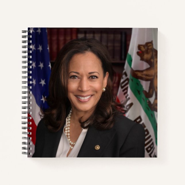 Kamala Harris US Vice President, Biden 2024 Notebook (Front)
