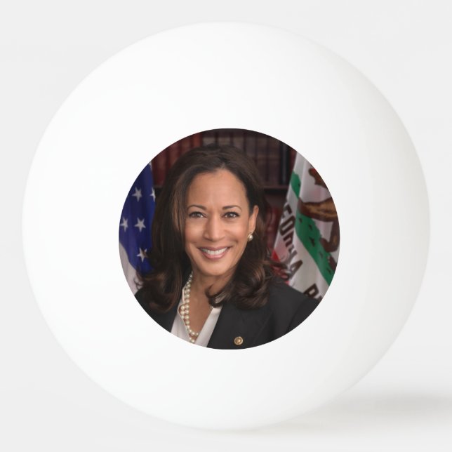 Kamala Harris US Vice President, Biden 2024 Ping Pong Ball (Front)