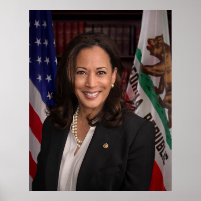 Kamala Harris US Vice President, Biden 2024 Poster (Front)