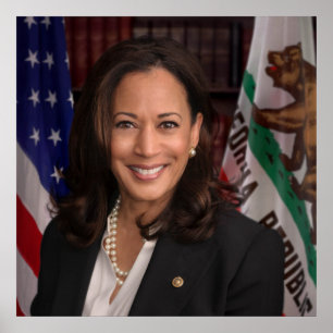 Kamala Harris US Vice President, Biden 2024 Poster