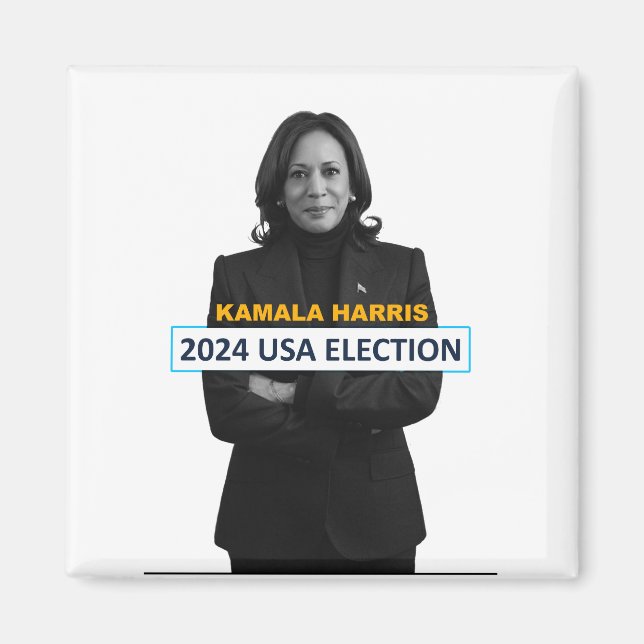 Kamala Harris USA 2024 Election  Magnet (Front)