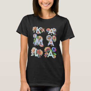 Kamala Harris Vintage Floral Feminine First Female T-Shirt