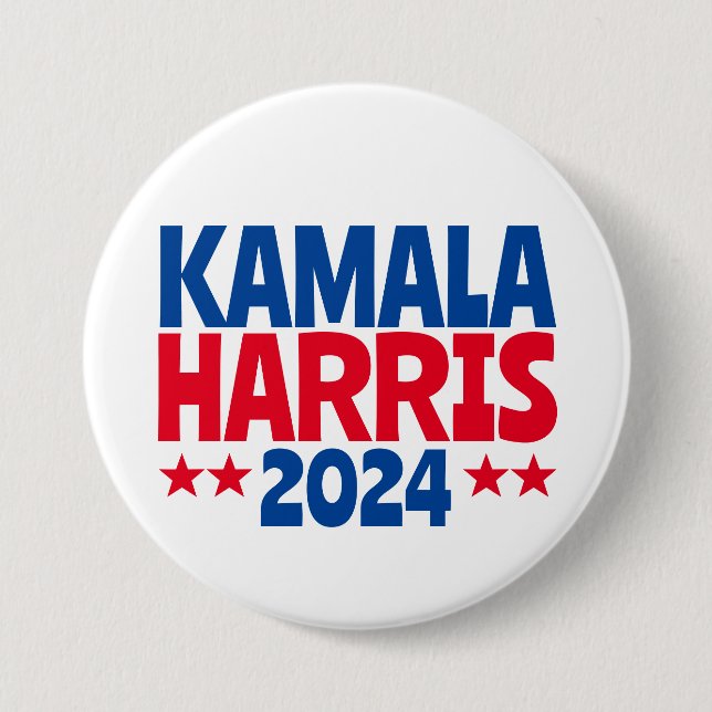 Kamala Harris Vote 2024 election 7.5 Cm Round Badge (Front)