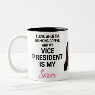 Kamala Harris VP  Two-Tone Coffee Mug