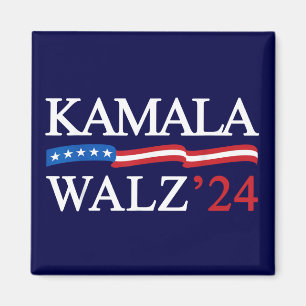 Kamala Harris Walz 2024 Obviously Blue Magnet