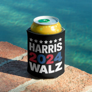 Kamala Harris Walz For President Vice President Can Cooler