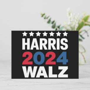 Kamala Harris Walz For President Vice President  Invitation