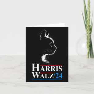 Kamala Harris Wheimer 2024 Cat Funny Vp Vice Presi Card